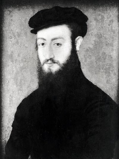 紳士の肖像 作： Corneille de Lyon attr. to Corneille de Lyon attr. to