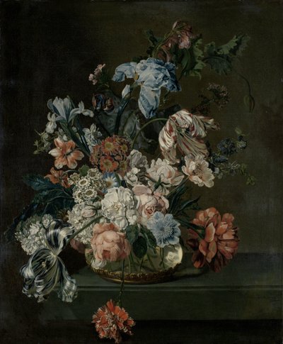 花のある静物 作： Cornelia van der Mijn (signed by artist)