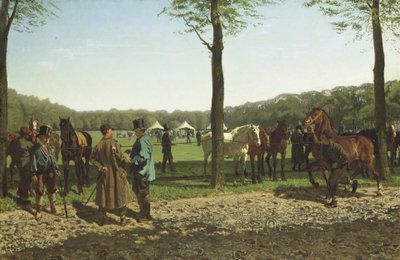 ハーグのマリエバーンのホース フェア 作： Cornelis Albertus Johannes Schermer