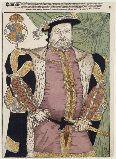 イングランドのヘンリー 8 世の肖像 作： Cornelis Anthonisz. (manner of)