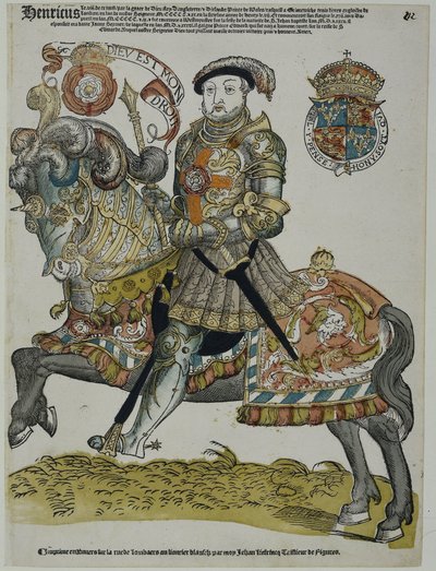 イングランドのヘンリー 8 世の肖像 作： Cornelis Anthonisz. (manner of)