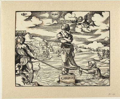 水の中の石の忍耐 (Patientia) 作： Cornelis Anthonisz.