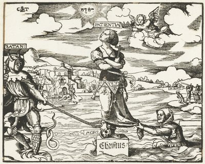 水の中の石の忍耐 (Patientia) 作： Cornelis Anthonisz.