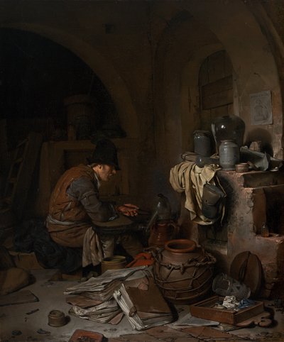 錬金術師 作： Cornelis Pietersz Bega