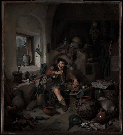 錬金術師 作： Cornelis Pietersz Bega