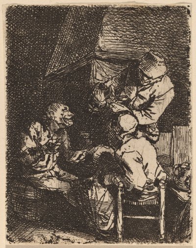暖炉のグループ 作： Cornelis Pietersz Bega