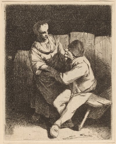 拒否された愛撫 作： Cornelis Pietersz Bega