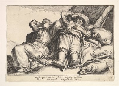 職業の喜び。 作： Cornelis Bloemaert