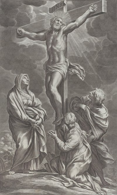 磔刑、1662年。 作： Cornelis Bloemaert