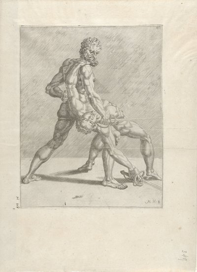 二人の剣士 ソードマン（シリーズタイトル） 作： Cornelis Bos (possibly)