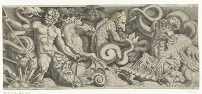 海王星の勝利のフリーズ、右プレート 作： Cornelis Bos