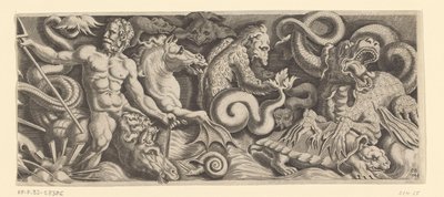 海王星の勝利のフリーズ、右プレート 作： Cornelis Bos