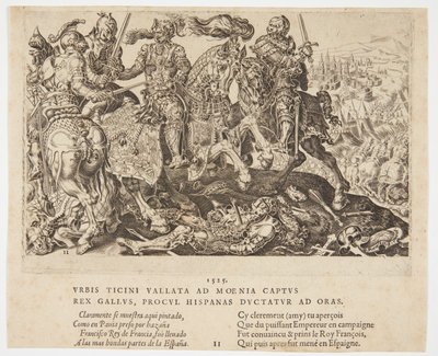 パヴィアの戦いで捕虜となったフランシス1世 作： Cornelis Bos