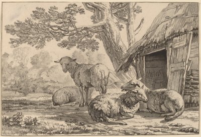 Sheepcote、1781 年、1787 年出版。 作： Cornelis Brouwer