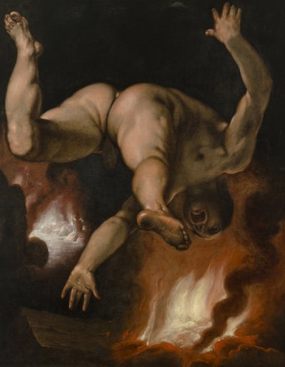 イクシオンの陥落、1588年頃 作： Cornelis Cornelisz. Haarlem van