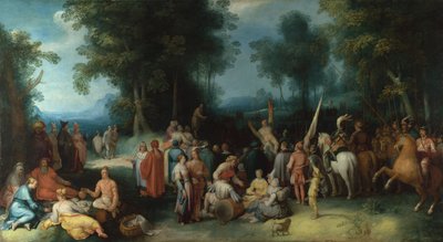 洗礼者聖ヨハネの説教、1602年 作： Cornelis Cornelisz. Haarlem van