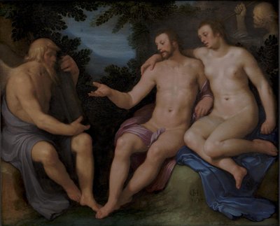 人生の簡潔さに関する寓話 作： Cornelis Cornelisz. van Haarlem