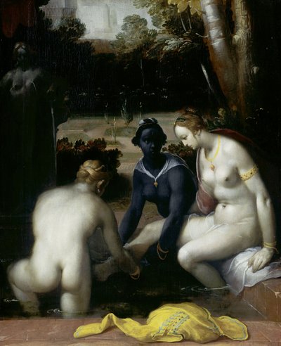 彼女のトイレでバトシェバ、1594 作： Cornelis Cornelisz van Haarlem