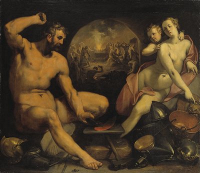 ヴィーナスとバルカン、1590 作： Cornelis Cornelisz van Haarlem