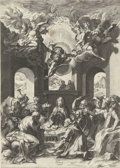 羊飼いの礼拝 作： Cornelis Cort