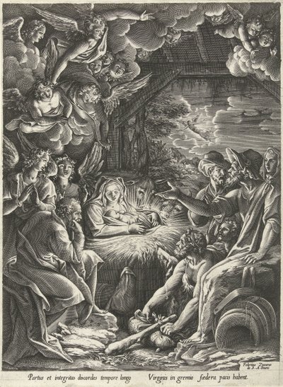 羊飼いの礼拝 作： Cornelis Cort