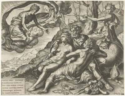 美徳の不滅の寓話 作： Cornelis Cort