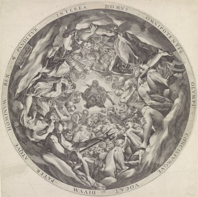 オリンポス神々の集い 作： Cornelis Cort