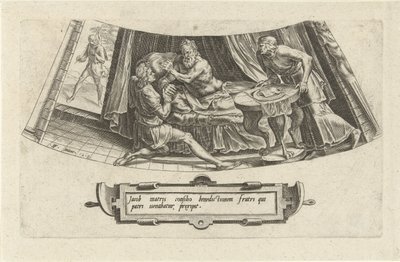 ヤコブはイサクの父の祝福を受ける ジェイコブの歴史（シリーズタイトル） 作： Cornelis Cort