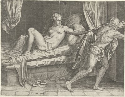 ヨセフとポティファルの妻 作： Cornelis Cort