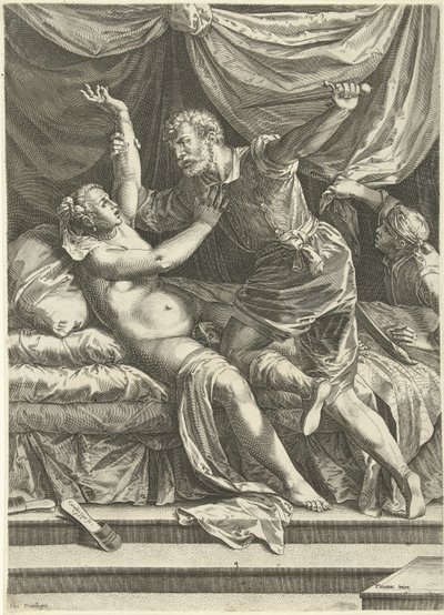 ルクレティア・エン・セクストス 作： Cornelis Cort