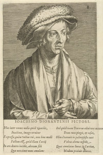 画家ヨアヒム・パティニエの肖像 作： Cornelis Cort