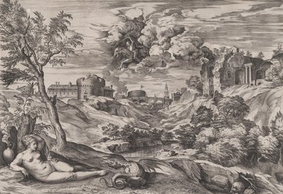 アンジェリカを救出するルッジェーロ、1565年。 作： Cornelis Cort