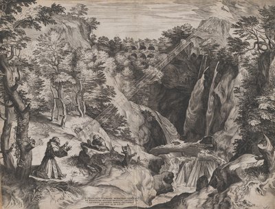 聖フランチェスコが聖痕を授かる、1567 年。 作： Cornelis Cort