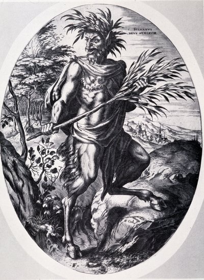 コルネリス・コートの森の神、シルヴァン 作： Cornelis Cort