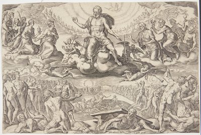 最後の審判 作： Cornelis Cort