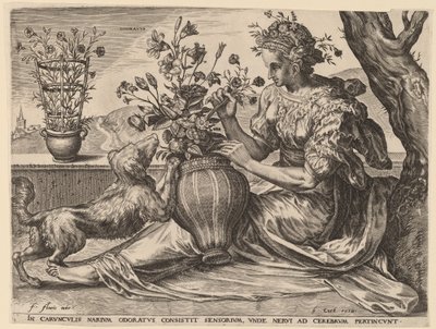 臭い 作： Cornelis Cort after Frans Floris I