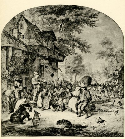 オランダの遊園地 作： Cornelis Dusart