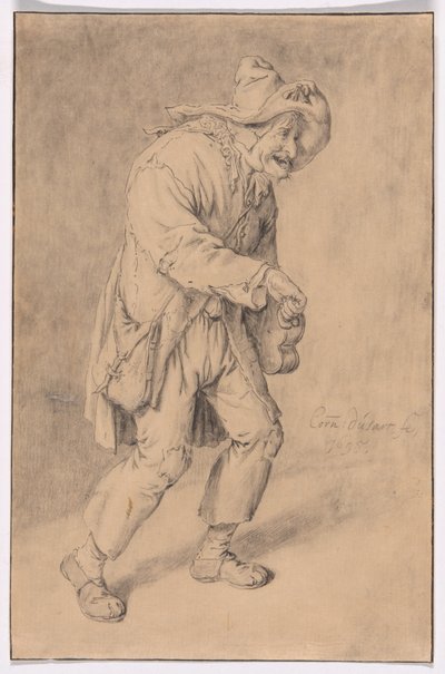 ハーディ・ガーディ選手 作： Cornelis Dusart