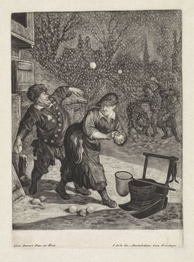 3月 作： Cornelis Dusart