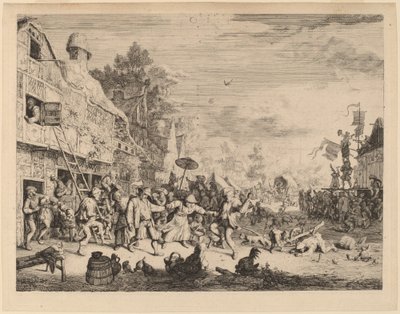 村祭り 作： Cornelis Dusart