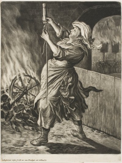 コミュニア ガウディア (ナミュールの包囲戦で歓喜する広範囲) 作： Cornelis Dusart