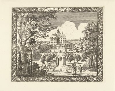 フォールブルクのハウス テ ヴェルヴェの眺め Het Huys te Werve (オブジェクトのタイトル) 作： Cornelis Elandts