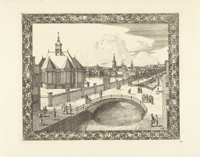 ハーグの新教会の眺め The New Kerck (オブジェクトのタイトル) 作： Cornelis Elandts
