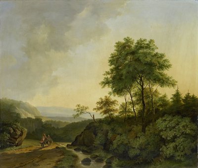 ハルツ山脈の眺め 作： Cornelis François Roos