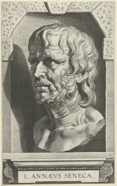 ポートレットブスト・ヴァン・セネカ 作： Cornelis Galle (I)