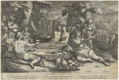 ノアの時代の罪深い生活 Sic erat in diebus Noe (オブジェクトのタイトル) 作： Cornelis Galle (I)