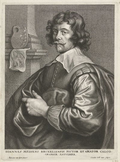 Joannes Meyssensの肖像 作： Cornelis Galle (II)