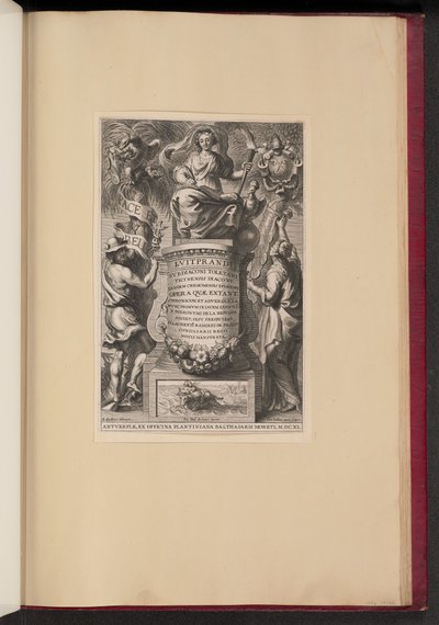 Liutprand、オペラのタイトルページ 作： Cornelis Galle II after Erasmus Quellinus II after Sir Peter Paul Rubens