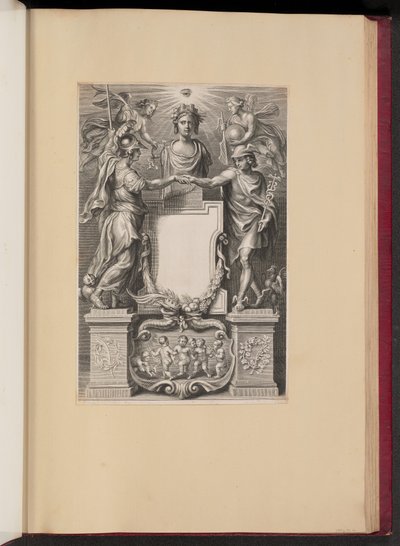 Frederik de Marselaer のタイトル ページ、Legatvs 作： Cornelis Galle II after Sir Peter Paul Rubens