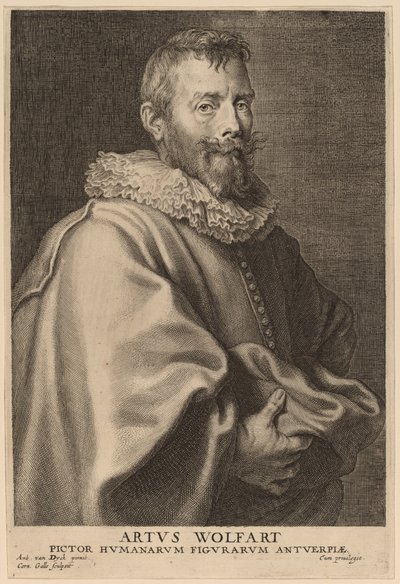 アーサー・ウォルファート 作： Cornelis Galle I after Sir Anthony van Dyck